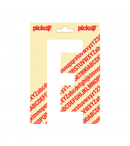 PLAKLETTER NOBEL 150MM WIT E