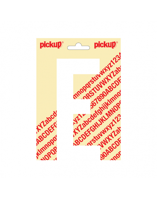 PLAKLETTER NOBEL 150MM WIT E