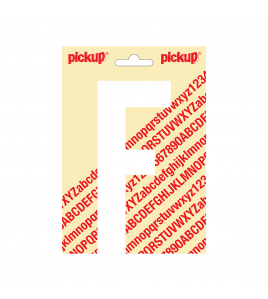 PLAKLETTER NOBEL 150MM WIT F