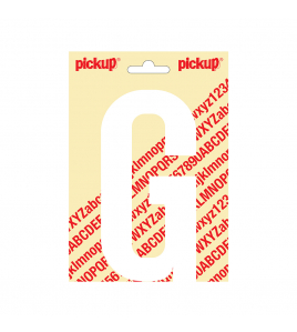 PLAKLETTER NOBEL 150MM WIT G