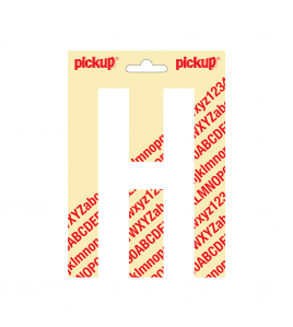 PLAKLETTER NOBEL 150MM WIT H