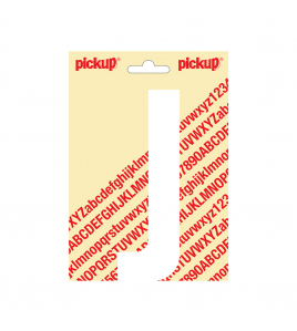 PLAKLETTER NOBEL 150MM WIT J