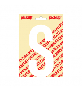 PLAKLETTER NOBEL 150MM WIT S