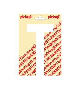 PLAKLETTER NOBEL 150MM WIT T