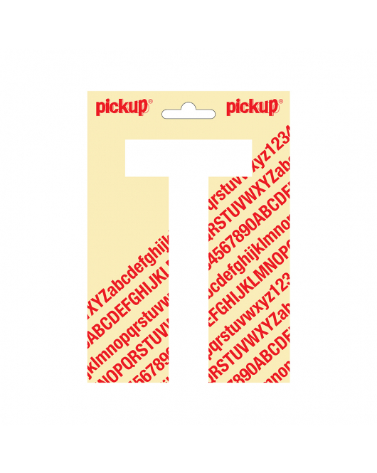 PLAKLETTER NOBEL 150MM WIT T