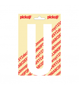 PLAKLETTER NOBEL 150MM WIT U