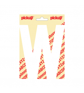 PLAKLETTER NOBEL 150MM WIT W