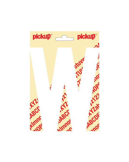 PLAKLETTER NOBEL 150MM WIT W