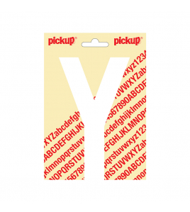 PLAKLETTER NOBEL 150MM WIT Y