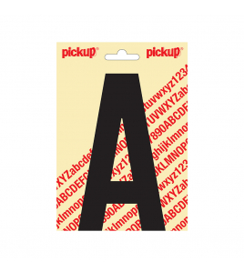 PLAKLETTER NOBEL 150MM ZWART A