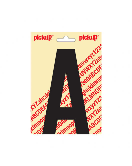 PLAKLETTER NOBEL 150MM ZWART A