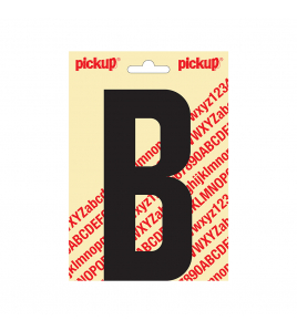 PLAKLETTER NOBEL 150MM ZWART B