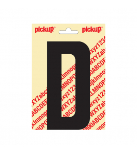 PLAKLETTER NOBEL 150MM ZWART D
