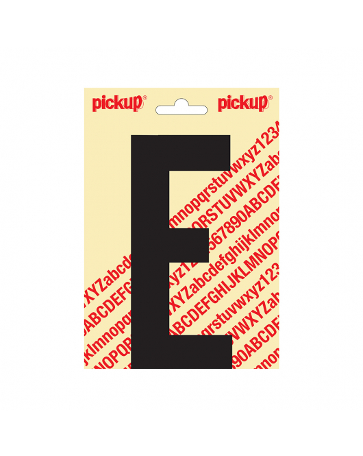 PLAKLETTER NOBEL 150MM ZWART E