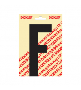 PLAKLETTER NOBEL 150MM ZWART F