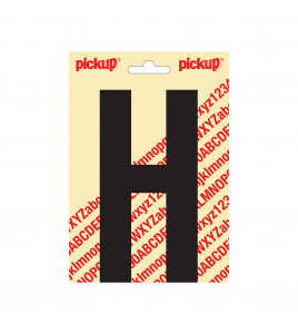 PLAKLETTER NOBEL 150MM ZWART H