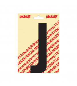 PLAKLETTER NOBEL 150MM ZWART J