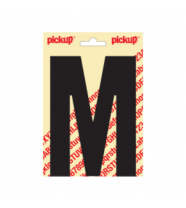 PLAKLETTER NOBEL 150MM ZWART M