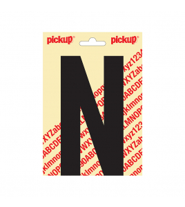 PLAKLETTER NOBEL 150MM ZWART N