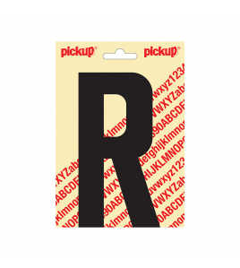 PLAKLETTER NOBEL 150MM ZWART R