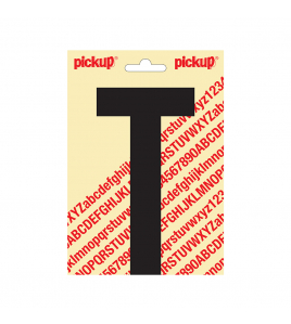 PLAKLETTER NOBEL 150MM ZWART T