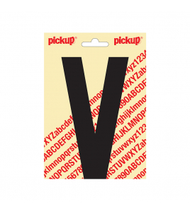 PLAKLETTER NOBEL 150MM ZWART V