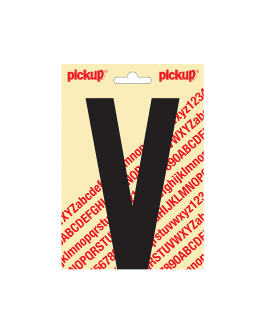 PLAKLETTER NOBEL 150MM ZWART V