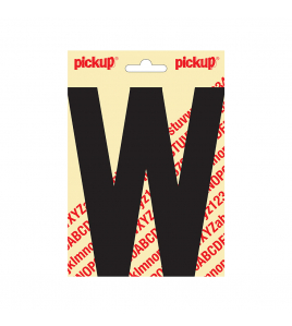 PLAKLETTER NOBEL 150MM ZWART W