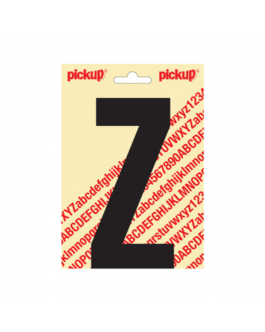 PLAKLETTER NOBEL 150MM ZWART Z