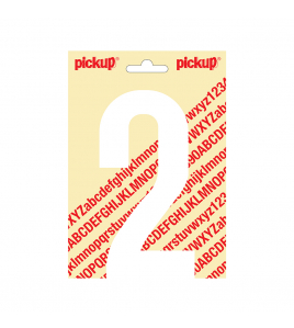 PLAKCIJFER NOBEL 150MM WIT 2