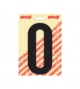 PLAKCIJFER NOBEL 150MM ZWART 0