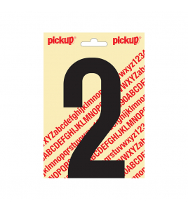 PLAKCIJFER NOBEL 150MM ZWART 2