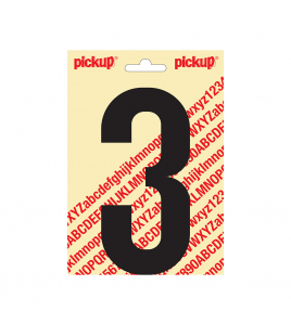 PLAKCIJFER NOBEL 150MM ZWART 3