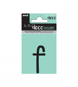 PLAKLETTER MILA 60 MM ZWART F