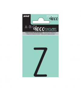 PLAKLETTER MILA 60 MM ZWART Z