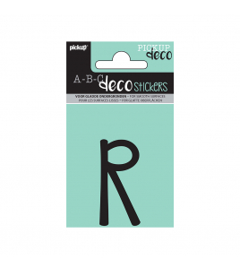 PLAKLETTER MILA 60 MM ZWART R