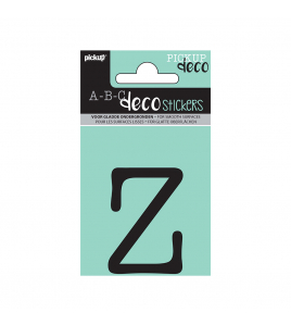 PLAKLETTER MAUD 60 MM ZWART Z