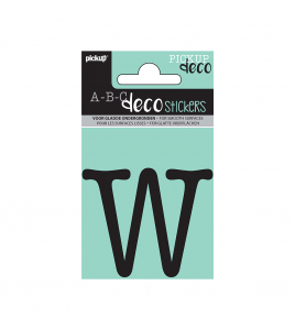 PLAKLETTER MAUD 60 MM ZWART W