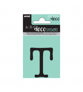 PLAKLETTER MAUD 60 MM ZWART T