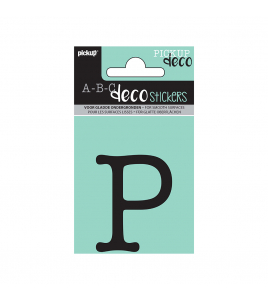 PLAKLETTER MAUD 60 MM ZWART P