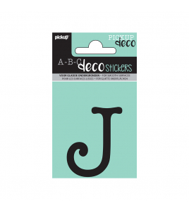 PLAKLETTER MAUD 60 MM ZWART J