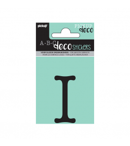 PLAKLETTER MAUD 60 MM ZWART I