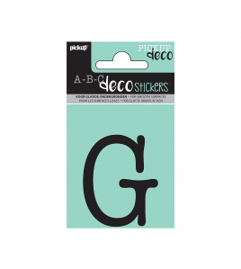 PLAKLETTER MAUD 60 MM ZWART G