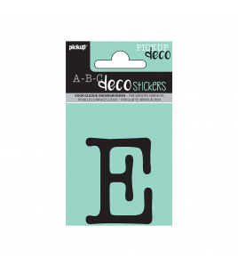 PLAKLETTER MAUD 60 MM ZWART E