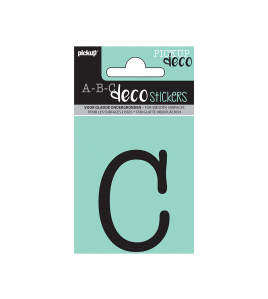 PLAKLETTER MAUD 60 MM ZWART C