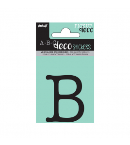 PLAKLETTER MAUD 60 MM ZWART B