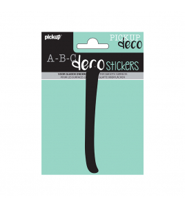 PLAKLETTER LYNN 120 MM ZWART I