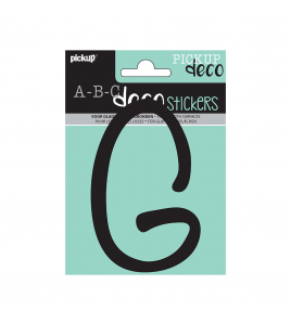 PLAKLETTER LYNN 120 MM ZWART G