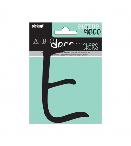 PLAKLETTER LYNN 120 MM ZWART E