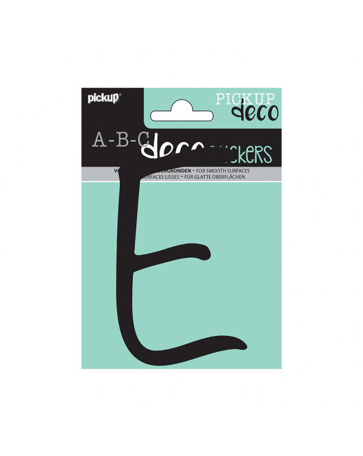 PLAKLETTER LYNN 120 MM ZWART E